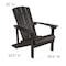 Flash Furniture Slate Gray Poly Resin Adirondack Chair, PK 4 4-JJ-C14501-SLT-GG - alternate 9